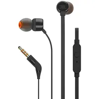 Jbl Tune 160 in-ear headphones, 3.5Mm mini jack with remote control - black  Jblt160Blk 6925281927645