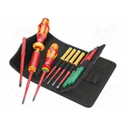 Screwdriver insulated-set insulated,slim Pz/S1,Pz/S2 1Kvac  Wera.05006609001 05006609001