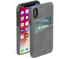 Krusell Sunne 2 Card Cover Apple iPhone Xs Max vintage grey  T-Mlx37095 7394090615026