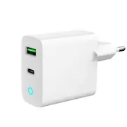 Gembird tīkla lādētājs  Usb-C, Usb-A balts Ta-Uc-Pdqc20L-W-01 8716309129572 85044030