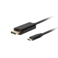 Lanberg Usb-C to Displayport Cable, 1.8 m 4K/60Hz, Black  Ca-Cmdp-10Cu-0018-Bk 5901969436815