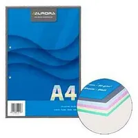 Lapas A4/100 lap.rūtiņu ar 2 caur. 4 krāsas lapas Aurora  Au2D4C