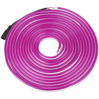 Led virtene Neon Flex vienpusēja, 2835, 12V, 5M, violeta.  Lxnl11 5902270774160