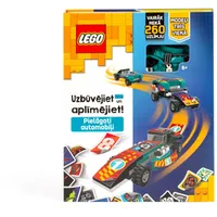 Lego Iconic Aktivitāšu grāmata Būvē un izrotā Automašīnas - Latviešu  Bsp6601Lv 9789934901911