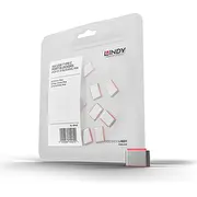 Lindy Usb Type C Port Blockers Without Key - Pack of 10, Pink  40437 4002888404372 272627