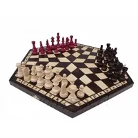 Madon chess For three Small šaha komplekts Kods  nr.164 Bs000001473