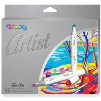 Colorino Artist Sketch Markers 12 colours  92470Ptr 590769089247