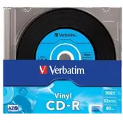 Matricas Cd-R Azo Verbatim 700Mb Vinyl 1X-52X, 10 Pack Slim  43426V 023942434269