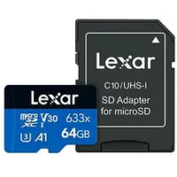 Memory Micro Sdxc 64Gb Uhs-I/W/Adapter Lsdmi64Gbb633A Lexar  843367119684