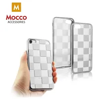 Mocco Electroplate Chess Aizmugurējais Silikona Apvalks Priekš Samsung J530 Galaxy J5 2017 Sudraba  Mc-Elch-J530-Si 4752168022733