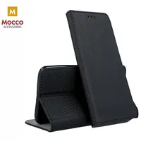Mocco Smart Magnet Book Case Grāmatveida Maks Telefonam Lg G8 / Thinq Melns  Mc-Mag-Lg-G8-Bk 4752168066140