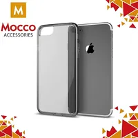 Mocco Ultra Back Case 0.3 mm Aizmugurējais Silikona Apvalks Priekš Sony Xperia E5 Caurspīdīgs - Melns  Mo-Bc-Sonxe5-Tb 4752168013748