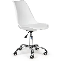 Moderns biroja grozāms krēsls ar spilvenu Pc-009 White 1Szt  5903089068983