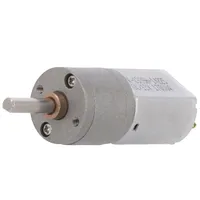 Motor Dc with gearbox 12Vdc 1.6A Shaft D spring 90Rpm 156 1  Pololu-3480 1561 Metal Gearmotor 20Dx44L Mm 12V Cb