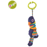 Oops Peacock Piekaramā vibrējoša attīstoša rotaļlieta bērniem no 3M 36X8X12Cm Krāsaina 11014.14  8033576716961