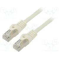 Patch cord F/Utp 6 stranded Cca Pvc white 0.5M 26Awg Cores 8  Pcf6-10Cc-0050-W