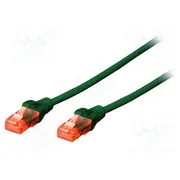 Patch cord U/Utp Cat 5E Rj45 plug,both sides stranded Cca 1M  Dk-1512-010/G
