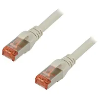 Patch cord S/Ftp 6 stranded Cu Lszh grey 2M 27Awg  Dk-1644-020