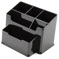 Pencil case Forpus, black, empty, section 6 1005-005  Fo30516 475065030516
