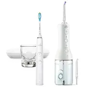 Philips Sonicare Cordless Power Flosser Diamondclean 9000 mutes dobuma irrigators, balts  Hx3886/41 8720689016155