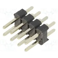Pin header pin strips male 8 straight 2.54Mm Tht 2X4  Ds1021-2X4Sf162-B