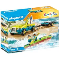 Playmobil 70436 - Family Fun Beach car with Canoe  4008789704368