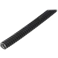 Protective tube Size 17 galvanised steel black -2080C Ip67  Fcc-16-50 302.016.5