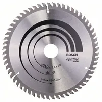 Ripzāģa disks 210X30 mm Optiline Wood Bosch 2608641190  3165140373722