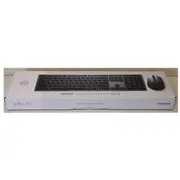 Sale Out.  Dell Premier Multi-Device Keyboard and Mouse Km7321W Set Wireless Batteries included connection Us Titan grey Refurbished 580-Ajqjso 2000001352960