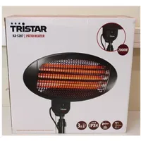 Sale Out.  Tristar Ka-5287 Patio Heater, Black Heater heater 2000 W Number of power levels 3 Suitable for rooms up to 20 m² Damaged Packaging Ipx4 l Ka-5287So 2000001316931