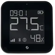 Shelly Blu HT temperatūras un mitruma sensors Zb Black  3800238073138 089071