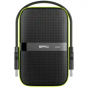 Išorinis kietasis diskas Silicon Power Armor A60 4Tb, Juodas, Žalias  Sp040Tbphda60S3K 4712702647464