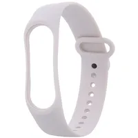 Silicone band for Xiaomi Mi Band 3  4 ivory Oem101042 5900495035837