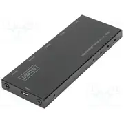 Splitter Hdmi 2.0 3D,4K,Hdcp 2.2,Hdr,Uhd 2160P metal black  Ds-45323