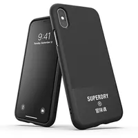 Superdry Moulded Canvas iPhone X Xs Case czarny black 41544  8718846079754