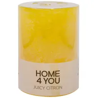 Svece Juicy Citron, D6,8Xh9,5Cm, gaiši dzeltena Ar citronu smarža  87641 4741243876415