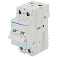 Switch-Disconnector Poles 2 for Din rail mounting 63A 400Vac  Sbn263