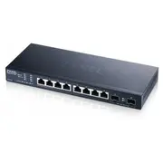 Zyxel Xmg1915-10E, 8-Port 2.5Gbe, 2 Sfp Smart Switch, Hybrid Mode, Standalone Or Nebulaflex Cloud 5Y Warranty  Xmg1915-10E-Eu0101F 4718937631414