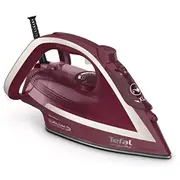 Tefal Ultimate Pure Fv6820 Steam iron 2800 W Red, Silver  Fv6820E0 3121040078105 Agdtefzel0287