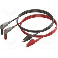 Test leads Inom 10A Len 0.3M insulated black,red -2080C  Ct3805-30