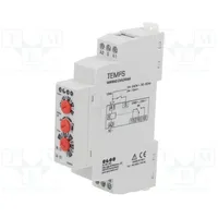 Timer 0,1S10Days relay 24240Vac 2475Vdc -2050C Ip40 8A  Temfs