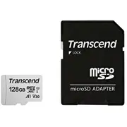 Transcend microSD Card Sdxc 300S 128Gb with Adapter  Ts128Gusd300S-A 0760557842095 Wlononwcrpo44