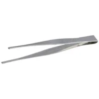 Tweezers 125Mm Blade tip shape rounded Tipwidth 2.3Mm  Fut.pts-02 Pts-02