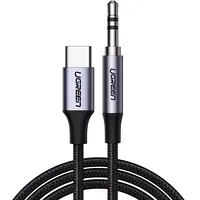 Ugreen stereo audio Aux cable 3,5 mm mini jack - Usb Type C for smartphone 1 m black Cm450 20192  20192-Ugreen 6957303821921