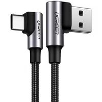 Ugreen Usb - Typ C angled cable Quick Charge 3.0 Qc3.0 3 A 2 m gray Us176 20857 20857-Ugreen  6957303828579