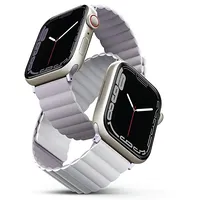 Uniq pasek Revix Apple Watch Series 4 5 6 7 8 Se Se2 38 40 41Mm. Reversible Magnetic lilak-biały lilac-white  Uniq-41Mm-Revlilwht 8886463680780