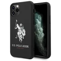 Us Polo Ushcn65Slhrbk iPhone 11 Pro Max czarny black Silicone Collection  3700740474525