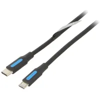 Usb-C 2.0 to Micro-B 2A cable 2M Vention Covbh black  6922794755949 056240