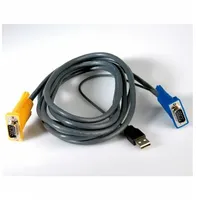 Value Kvm Cable Usb for 14.99.3222/.3223, black 3.0 m  11.99.5501