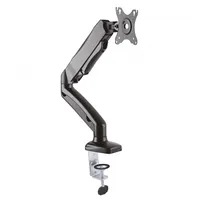 Value Lcd Monitor Stand Pneumatic, Desk Clamp, Pivot, black, 2 Joints  17.99.1155